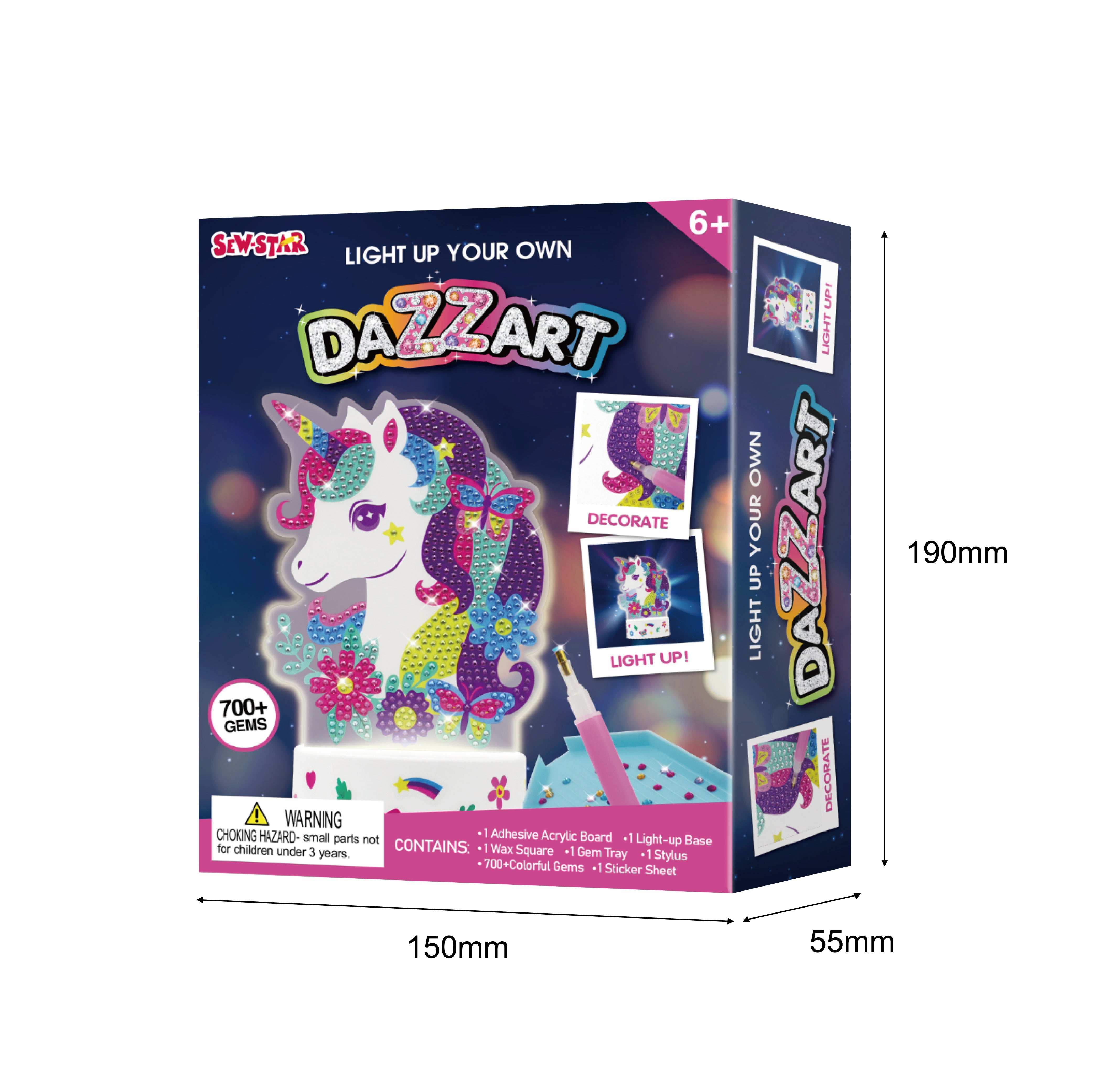 Sew Star Dimond art light - Unicorn for kids in Kuwait